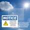 Signmission Electrical Hazard Voltage Or OSHA Notice Sign, Plastic, 10in W x 7in L, 2PK OS-2PACK-NS-P-710-L-11655 - alternate 3